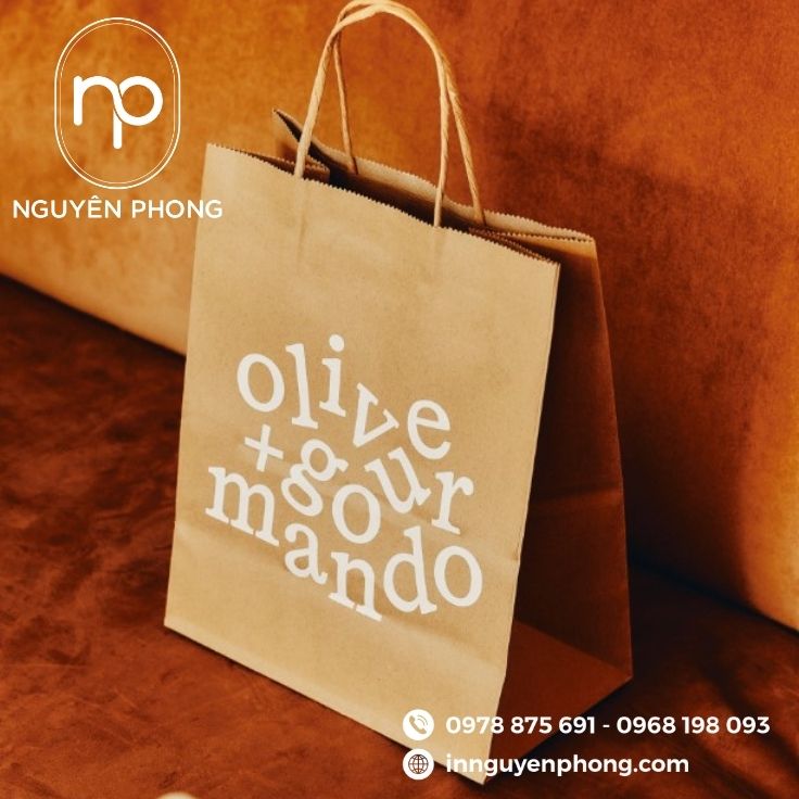 Mẫu túi giấy đựng cà phê đẹp 